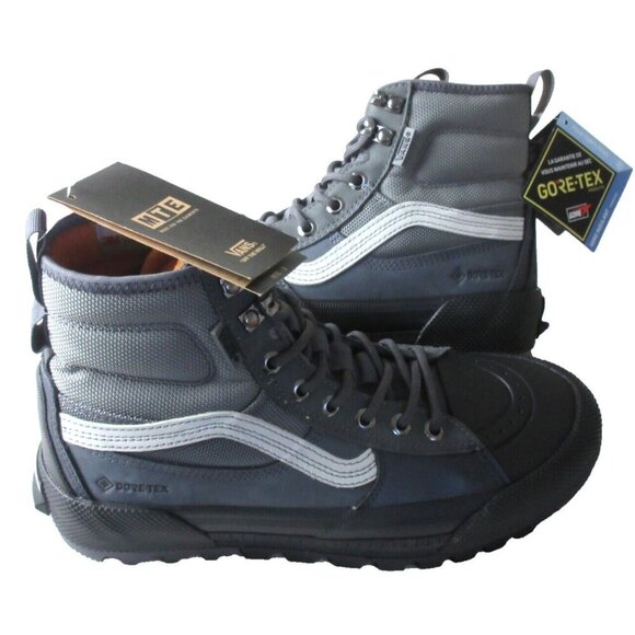 Vans Women's Sk8-Hi MTE-3 Stealth Black Asphalt Grey Waterproof Boots Size 8.5 - Picture 1 of 6